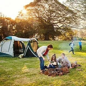 Camping with the family